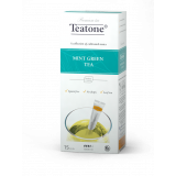 Teatone Mint green tea Зеленый чай с ароматом мяты, 15 стиков