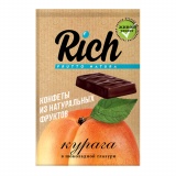 RICH FRUTTO NATURA конфеты Курага в шоколадной глазури 170 гр
