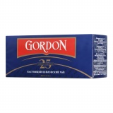 GORDON чай черный в пакетиках 25 шт