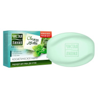 ЧИСТАЯ ЛИНИЯ мыло Косметическое мята 90 г