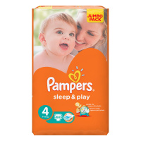 PAMPERS подгузники Sleep & Play 4 (7 - 14 кг) 68 шт