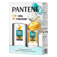 PANTENE подарочный набор Aqua Light Шампунь 250 мл + Бальзам-ополаскиватель 200 мл