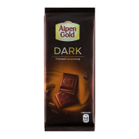 ALPEN GOLD шоколад темный Dark 85 г