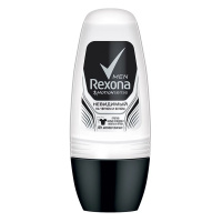 REXONA Men антиперсперант роликовый Антибактериальный и Невидимый на черном и белом 50 мл