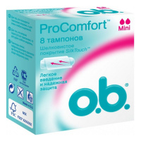 O.B. тампоны ProComfort Mini 8 шт