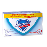 SAFEGUARD Мыло Классическое Ослепительно Белое 5х75 г