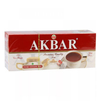 AKBAR чай черный в пакетиках 25 шт