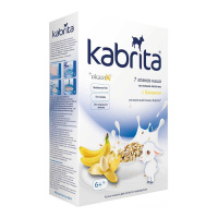 KABRITA каша на козьем молочке 7 Злаков с Бананом с 6 месяцев 180 г