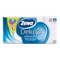 ZEWA туалетная бумага Deluxe 3 слоя 8 шт