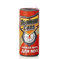 УБОЙНАЯ СИЛА липкая лента для мух 1 шт