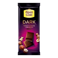 ALPEN GOLD шоколад темный С Фундуком 85 г