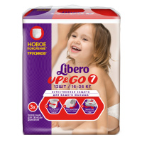 LIBERO подгузники-трусики Up & Go 7 (16 - 26 кг) 12 шт