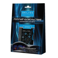 DELISS подарочный набор Ароматы Для Авто Подвесное Саше + 2 Картонные подвески