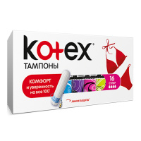KOTEX тампоны Супер 16 шт