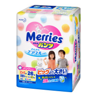 MERRIES подгузники-трусики XXL (15 - 28 кг) 26 шт