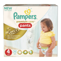 PAMPERS подгузники-трусики Premium Care 4 (9 - 14 кг) 22 шт