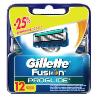 GILLETTE Cменные кассеты для бритья Fusion ProGlide 12 шт