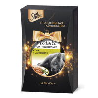SHEBA влажный корм для кошек Pleasure Праздничная коллекция 3+1 шт