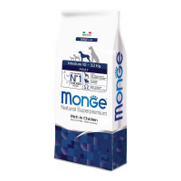 MONGE сухой корм Dog Medium для взрослых собак средних пород 12 кг