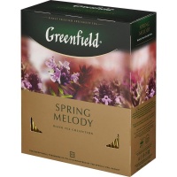 GREENFIELD чай черный в пакетиках Spring Melody 100 шт