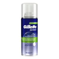 GILLETTE пена для бритья Series sensitive skin с алоэ 100 мл