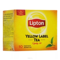 LIPTON чай черный в пакетиках 10 шт