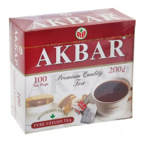 AKBAR чай черный в пакетиках 100 шт