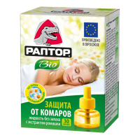 РАПТОР жидкость от комаров BIO с экстрактом ромашки 30 ночей