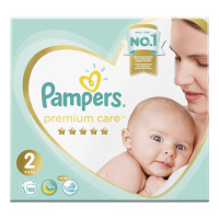 PAMPERS подгузники Premium Care 2 (4 - 8 кг) 102 шт
