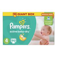 PAMPERS подгузники Active Baby 4 (8 - 14 кг) 90 шт