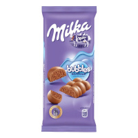 MILKA шоколад молочный Bubbles пористый 90 г