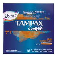 TAMPAX тампоны Compak Super Plus 16 шт