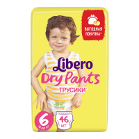 LIBERO подгузники-трусики Dry Pants 6 (13 - 20 кг) 46 шт