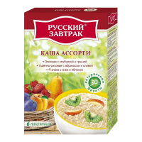 РУССКИЙ ЗАВТРАК каша Ассорти с фруктами 400 г