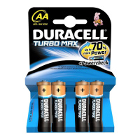 DURACELL батарейки Turbo Max AA 4 шт