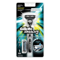 GILLETTE станок для бритья MACH3 с 2 сменными кассетами