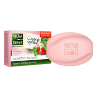 ЧИСТАЯ ЛИНИЯ мыло Косметическое клубника 90 г