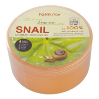 FARMSTAY многофункциональный смягчающий гель Moisture Soothing Gel Snail с экстрактом улитки 300 мл