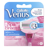 VENUS Cменные кассеты для бритья SPA Breeze 4 шт