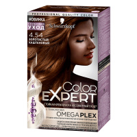 COLOR EXPERT крем-краска для волос Золотистый каштановый 4.54