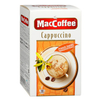 MACCOFFEE кофе пакетированный Cappuccino французская ваниль 3в1 10 шт