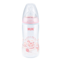 NUK бутылочка с соской First Choice Plus Baby Rose&Blue розовая 300 мл