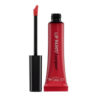 LOREAL жидкая губная помада Lip Paint 105 красная фантазия