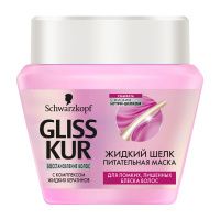 GLISS KUR маска для волос Питательная Жидкий Шелк 300 мл