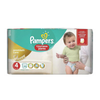 PAMPERS подгузники-трусики Premium Care Pants 4 (8 - 14 кг) 44 шт