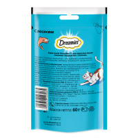 DREAMIES лакомство для кошек с лососем 60 г