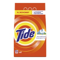 TIDE стиральный порошок Альпийская свежесть автомат 4 кг