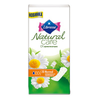 LIBRESSE ежедневные прокладки Natural Care Normal 20 шт
