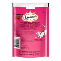 DREAMIES лакомство для кошек с говядиной 30 г