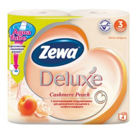 ZEWA туалетная бумага Deluxe персик 3 слоя 4 шт